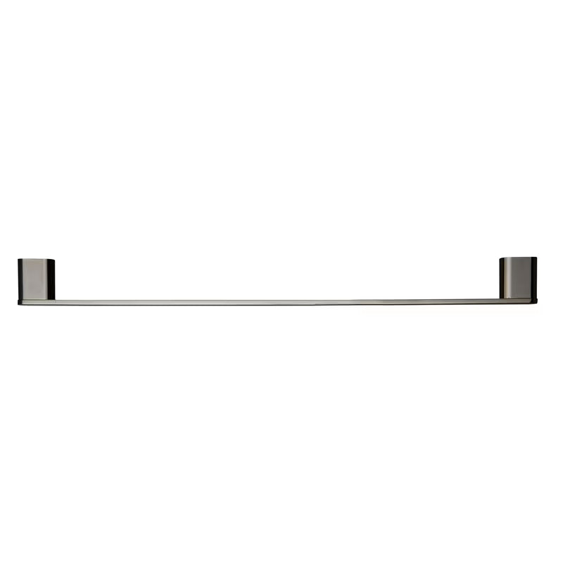 Nástěnný držák ručníků SAT Simply R v povrchové úpravě PVD Gun Metal.