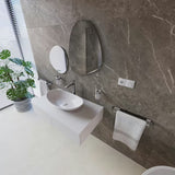 Nástěnný dávkovač mýdla SAT Simply R s PVD povrchem gun metal a matným sklem