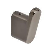 Nástěnný háček SAT Simply R PVD v barvě gun metal s oblým elegantním designem