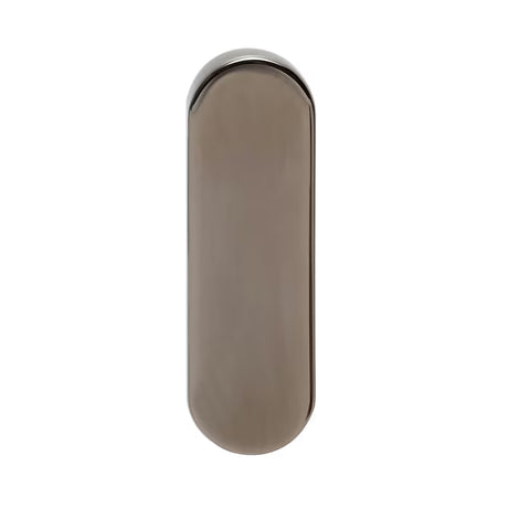 Nástěnný háček SAT Simply R PVD v barvě gun metal s oblým elegantním designem