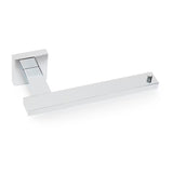 Nástěnný držák toaletního papíru SAT Simply S v provedení chrom lesk s hranatým designem