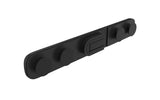 Pantové sprchové dveře SAT Tgd New 100 cm v černé matné s čirým sklem a úpravou Easyclean.