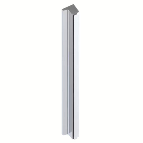 Bezrámové sprchové dveře SAT TGD New do niky 100 cm v lesklém chromu s čirým sklem