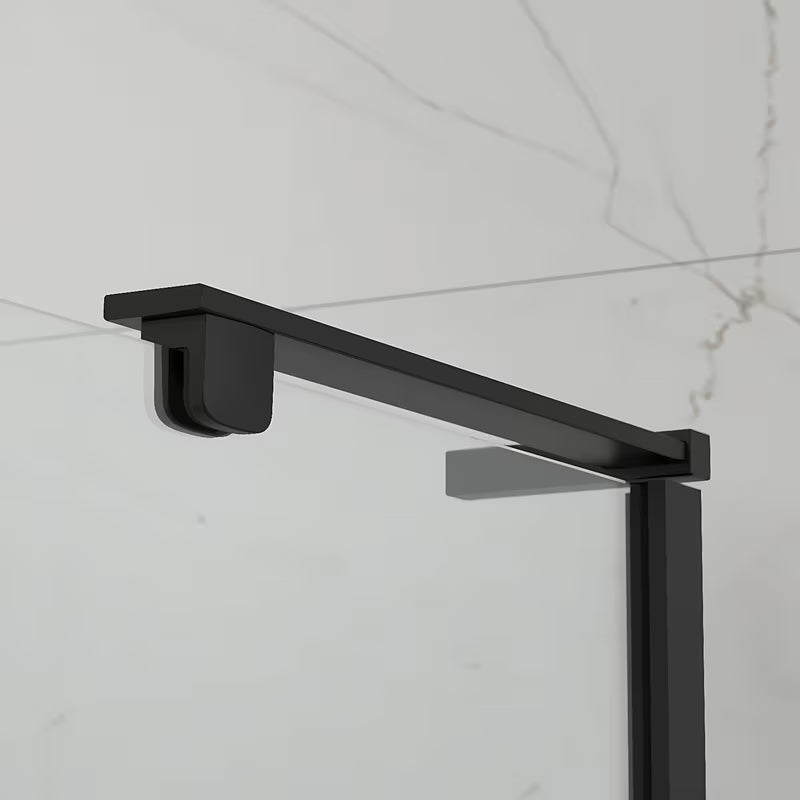 Obdélníkový bezrámový sprchový kout SAT Tgd New 90x80 cm v chromu s čirým sklem