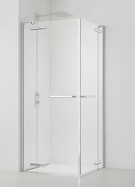 Bezrámový obdélníkový sprchový kout SAT Tgd New 120x90 cm v lesklém chromu s čirým sklem