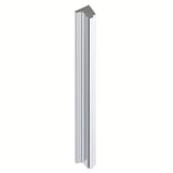 Sprchové dveře do niky SAT TGD New 120 cm v lesklém chromu s čirým sklem a úpravou Easyclean.