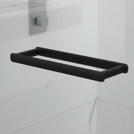 Čtvercový sprchový kout SAT TGD New 90x90 cm v černé matné barvě s transparentním sklem