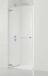 Sprchové dveře SAT Tgd New 90 cm do niky v lesklém chromu s čirým sklem