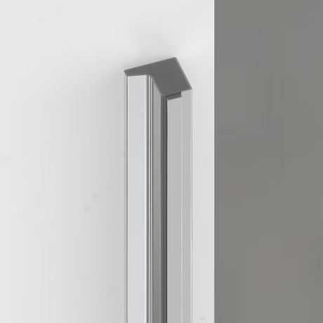 Sprchové dveře SAT Tgd New 90 cm do niky v lesklém chromu s čirým sklem