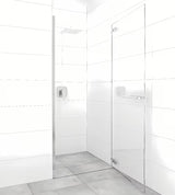 Sprchové dveře SAT Tgd New 90 cm do niky v lesklém chromu s čirým sklem