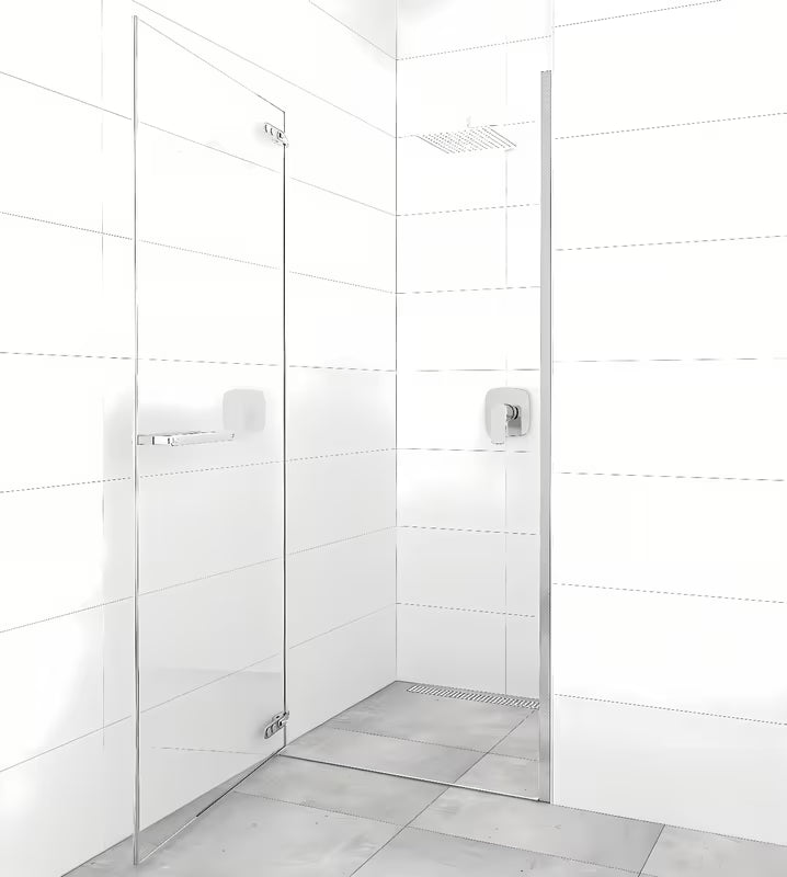 Sprchové dveře SAT Tgd New 90 cm do niky v lesklém chromu s čirým sklem