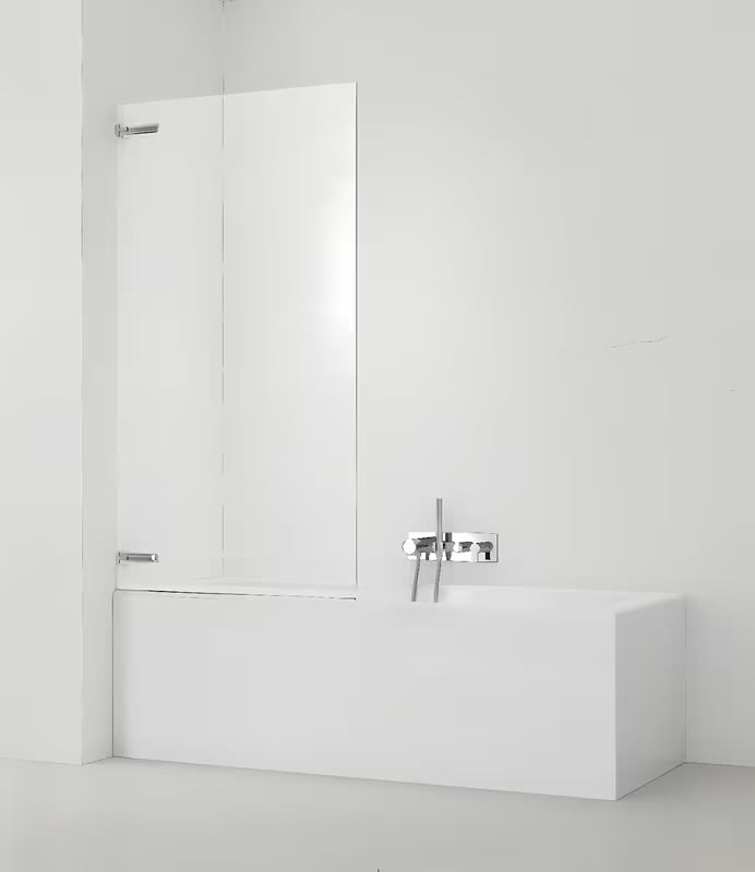 Vanová zástěna SAT Tgd New 150x80 cm s čirým sklem a profilem v lesklém chromu