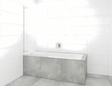 Vanová zástěna SAT Tgd New 150x80 cm s čirým sklem a profilem v lesklém chromu