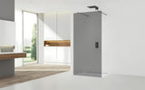 SAT Walk-in sprchová zástěna Walk-In 100 cm v černém provedení s bezpečnostním sklem a úpravou EasyClean.