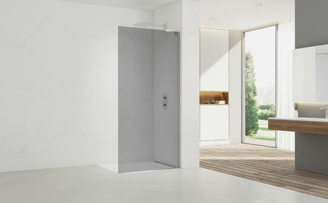 SAT Walk-in sprchová zástěna Walk-In 100 cm s kouřovým sklem a chromovými profily