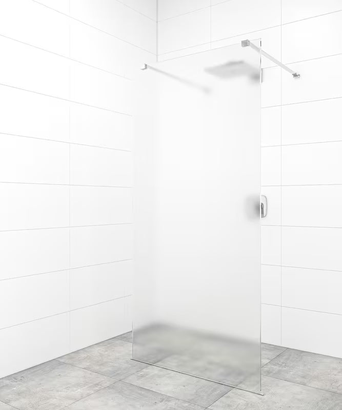 SAT Walk-in sprchová zástěna Walk-In 110 cm v chromovém provedení s bezrámovým sklem a úpravou EasyClean.