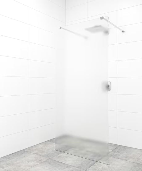 SAT Walk-in sprchová zástěna Walk-In 110 cm v chromovém provedení s bezrámovým sklem a úpravou EasyClean.