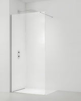 SAT Walk-in tuš stijena Walk-In 110 cm s prozirnim staklom i kromiranim profilima