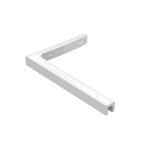 Bílá walk-in sprchová zástěna SAT Walk-in 110 cm s čirým bezpečnostním sklem a úpravou EasyClean.