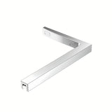 Walk-in sprchová zástěna SAT Walk-in 120 cm v chromu s čirým sklem a bezrámovým provedením