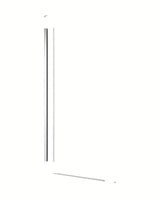 Walk-in sprchová zástěna SAT Walk-in 130 cm s čirým sklem, chromovými profily a úpravou EasyClean