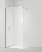 Sprchová zástěna SAT Walk-in Walk-In 60x200 cm s čirým sklem a profily v lesklém chromu.