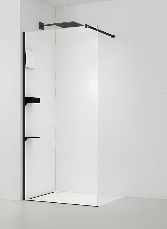 Sprchová zástěna SAT Walk-in Walk-In 60 cm s čirým sklem a lesklými chromovanými profily