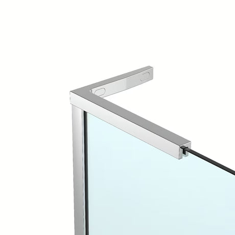 Walk-in sprchová zástěna SAT Walk-in 60 cm v chromu s čirým bezpečnostním sklem