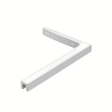 SAT Walk-in sprchová zástěna Walk-In 60 cm v bílé barvě s čirým bezpečnostním sklem a úpravou EasyClean