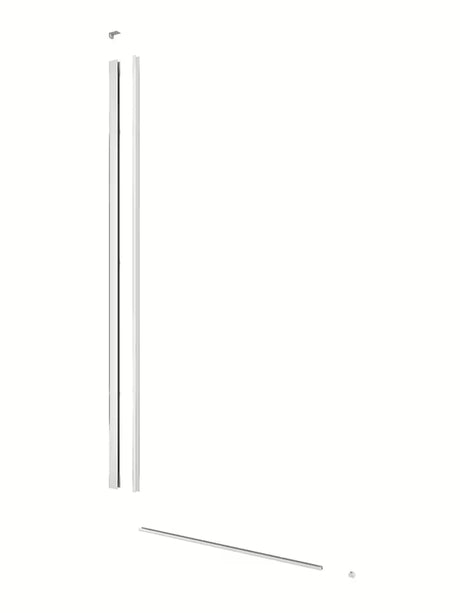 Pevná sprchová zástěna Walk-In SAT Walk-in 70x200 cm s čirým sklem a bílými profily