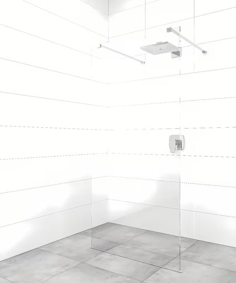 Sprchová zástěna SAT Walk-in 70x200 cm s čirým sklem, povrchem Easy Clean a lesklým chromovým profilem.