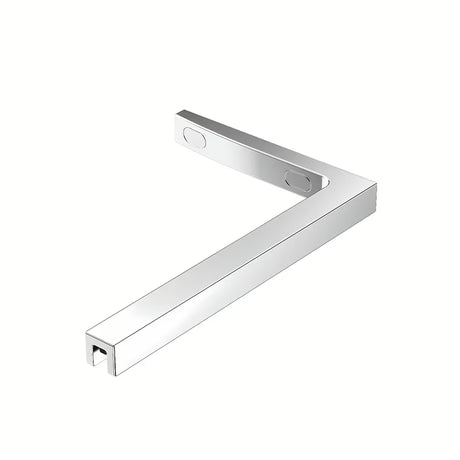 Sprchová zástěna SAT Walk-in 90 cm s neprůhledným sklem a povrchovou úpravou Easy Clean v chromovém provedení.