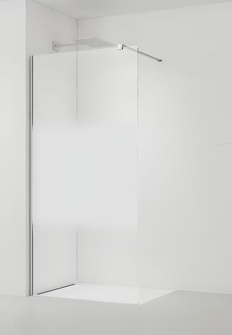 SAT Walk-in sprchová zástěna Walk-In 90 cm v chromu s čirým sklem a intimním pásem