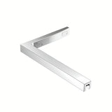 Walk-in sprchová zástěna SAT Walk-in 90 cm v chromu s čirým sklem a bezrámovým provedením.