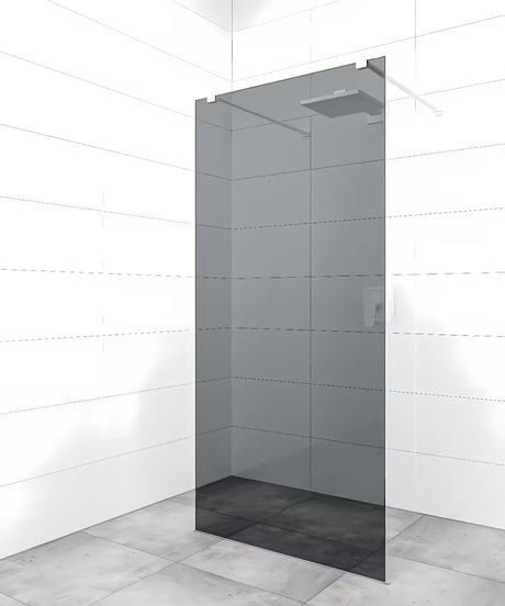 Bílé kloubové upevňovací rameno pro sprchový kout SAT Walk-In