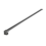 Upevňovací rameno SAT Walk-In s PVD povrchem v barvě gun-metal pro walk-in sprchovou stěnu.