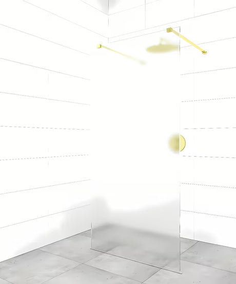Upevňovací rameno pro walk-in sprchovou stěnu SAT Walk-In v provedení PVD gun metal