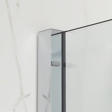 Sprchové dveře do niky SAT Xmotion 110 cm v lesklém chromu s čirým bezrámovým sklem