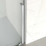Sprchové dveře do niky SAT Xmotion 110 cm v lesklém chromu s čirým bezrámovým sklem