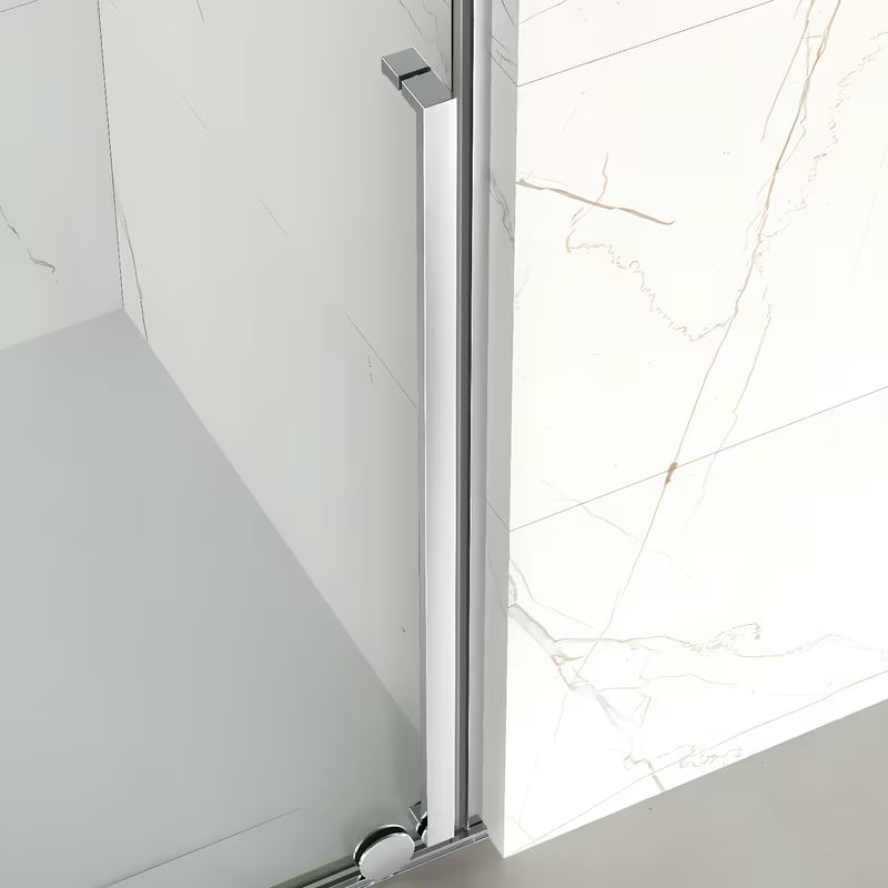 Sprchové dveře do niky SAT Xmotion 110 cm v lesklém chromu s čirým bezrámovým sklem