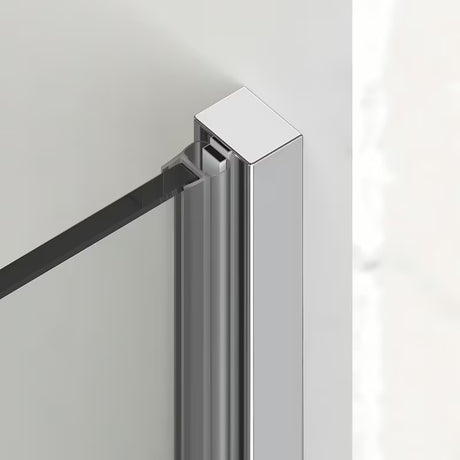 Sprchové dveře do niky SAT Xmotion 110 cm v lesklém chromu s čirým bezrámovým sklem