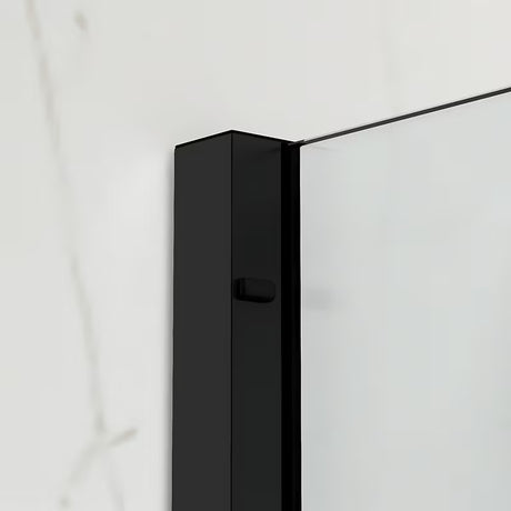 Obdélníkový sprchový kout SAT Xmotion 110x80 cm v černém provedení s čirým sklem a posuvným otevíráním.