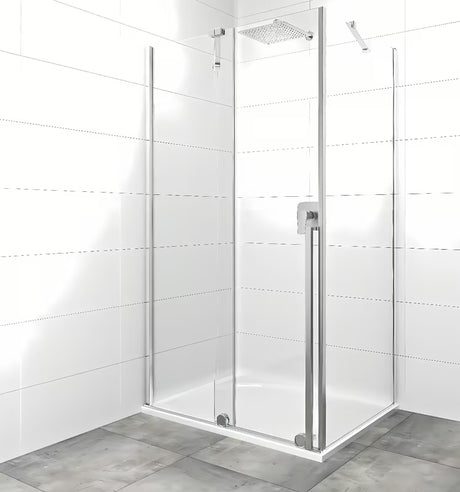 Sprchový kout SAT Xmotion 120x80 cm s čirým sklem, posuvným otevíráním a chromovým provedením