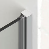 Sprchový kout SAT Xmotion 120x80 cm s čirým sklem, posuvným otevíráním a chromovým provedením