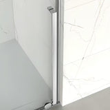 Sprchová zástěna Walk-In SAT Xmotion 140 cm v chromu s čirým sklem a posuvným otevíráním