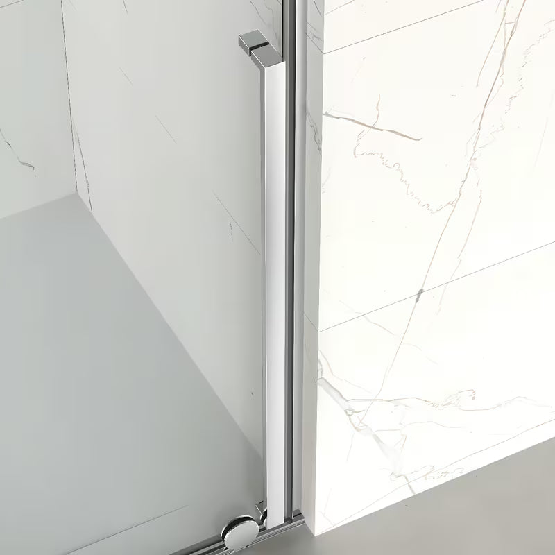 Sprchová zástěna Walk-In SAT Xmotion 140 cm v chromu s čirým sklem a posuvným otevíráním