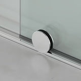 Sprchový kout SAT Walk-In Xmotion 120x110 cm s posuvnými dveřmi, čirým sklem a lesklým chromem.