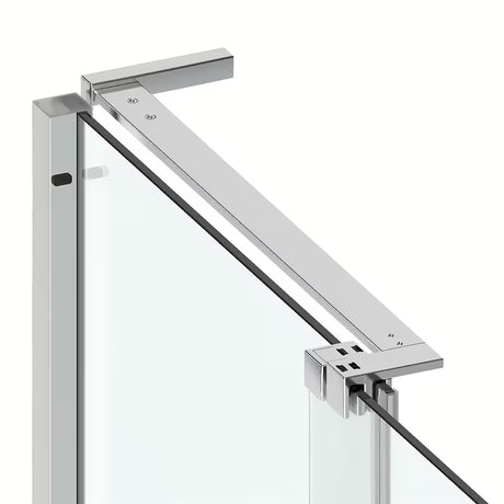 Sprchový kout SAT Xmotion 110x80 cm s posuvnými dveřmi, čirým sklem a lesklým chromem