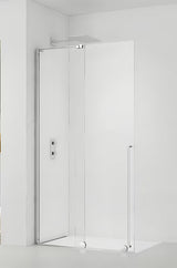 Tuš stijena Walk-In SAT Walk-In Xmotion 120 cm u sjajnom kromu s prozirnim staklom i premazom Easy Clean.