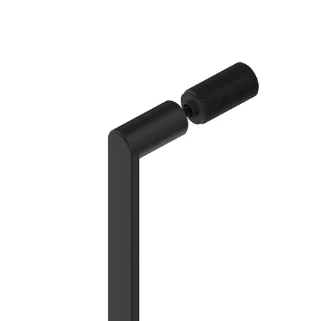 Sprchové dveře do niky SAT Walk-In Xmotion 120 cm v černé barvě s čirým sklem a posuvným otevíráním.